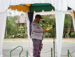 Pj. Bupati Aceh Tamiang, Bertindak Sebagai Inspektur Apel Siaga Satlinmas