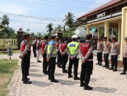Cipta Kondisi Aman, Polres Pidie Jaya Gelar Razia Jelang Pemilu 2024