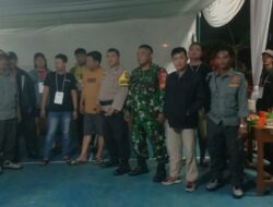 Bhabinkamtibmas Kelurahan Sentosa Palembang Sambangi TPS 38