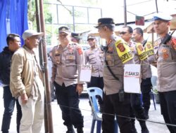 Kapolres Bener Meriah Monitoring ke Sejumlah TPS dan Kantor PPK Diwilayah Kabupaten Bener Meriah