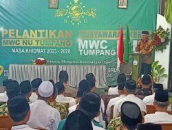 Kapolsek Tumpang Hadiri Pelantikan Pengurus MWC NU Kecamatan Tumpang Masa Khidmad 2023-2028