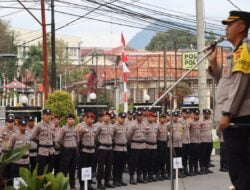 Apel Konsolidasi Pasca Pemungutan Suara, Kapolres Aceh Tengah : Terima Kasih Pengamanan TPS Berjalan Aman Kondusif