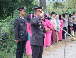 Kapolres Aceh Tengah Pimpin Pemakaman Tradisi Kepolisian Alm Aipda Sabri Rizal Ba Biddokesjas Korp Brimob Polri