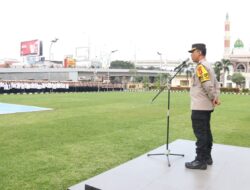 Irwasda Polda Sumsel Pimpin Apel Pagi, Sampaikan Beberapa Hal
