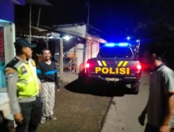 Wujudkan Rasa Aman Dan Nyaman Sepanjang Malam Dengan Kehadiran Patroli Blue Light On The Night Polsek Jabung