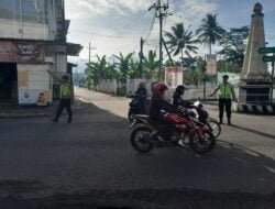 Mengawali Aktivitas Pagi Dengan Melaksanakan Pengaturan Arus Lalu-Lintas Mewujudkan Pelayanan Terbaik Polsek Jabung