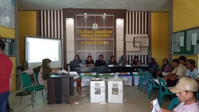 PPK Singkil selesai melakukan Penghitungan Suara