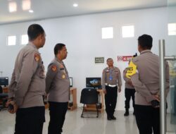 Kapolres Aceh Tengah Sambut Kunjungan Karo Rena Polda Aceh dalam rangka Monitoring dan Asistensi Pelayanan Publik dan Zona Integritas