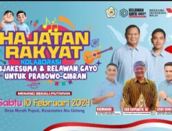 Kolaborasi Pujakesuma dan Relawan Gayo For Prabowo-Gibran menang sekali putaran akan hadir dan hibur warga Atu Lintang.
