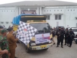 KIP Bener Meriah Hari Ini Mulai Distribusikan Logistik Pemilu Ke Sejumlah PPK Kecamatan