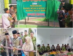 Resmikan Gedung MTsN 8 Aceh Utara, Ini Pesan Kakanwil Kemenag Aceh