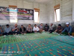 Sosialisasi Kamtibmas dalam rangka Menyambut Bulan Suci Ramadhan 1445 H Tahun 2024 Di Wilkum Polsek Linge.