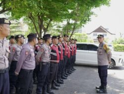 Polres Pidie Gelar Apel Konsolidasi Pengamanan Sidang Pleno Tingkat Kabupaten