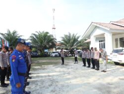 Polres Aceh Singkil Amankan Pleno Tingkat Kabupaten dengan 38 Personel