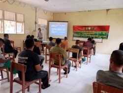 Satgas TMMD Reguler Ke-119 Kodim 0102/Pidie Bekerja Sama Dengan Dinas Pertanian/Peternakan Kab Pidie