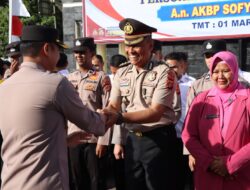 Kapolres Aceh Tengah Pimpin Upacara Kenaikan Pangkat Pengabdian AKBP Sofyan Yoesa