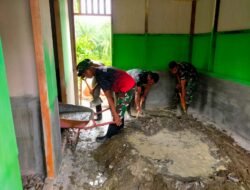 Membantu Program Pemerintah TMMD Reguler Ke 119 Kodim 0117/Aceh Tamiang Membangun RTLH