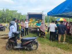 Pemerintah Daerah Aceh Tamiang Bekerja Sama Dengan  Perum Bulog Langsa Mengelar Pangan Murah