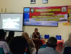 TMMD Reguler Ke 119 Bekerjasama Dinas Kehutanan Melakukan Sosialisasi Membuka Lahan Dengan Cara Membakar Hutan