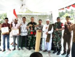 Tim Wasev Mabes TNI, Dandim 0102/Pidie Serahkan Sarana Kontak Kepada Masyarakat