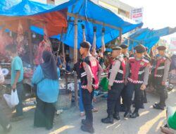Satlantas Polres Pijay Siaga Selama Hari Meugang di Pasar Kota Meuredu