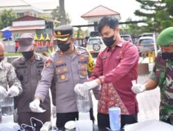 Pj.Sekda Bener Meriah Musnahkan BB Narkoba di Kantor Kejari