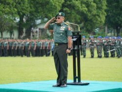 Aster Kasdivif 2 Kostrad Pimpin Upacara 17-an Bulan Maret 2024 Di Madivif 2 Kostrad