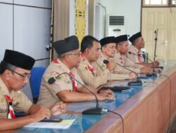 Sekda Pidie Hadiri Rapat Umum Kwartir Cabang Pidie Masa Bakti 2023-2028