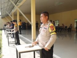 Kapolres Muba Bersama PJU Mengikuti Ujian Menembak di Wicaksana Laghawa Polsek Sekayu