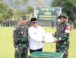 Irdam Isakndar Muda Resmi Tutup TMMD reguler ke-119 Kodim 0102/ Pidie di Tangse