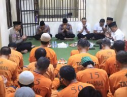Berkah Ramadan, Polres Malang Gelar Buka Puasa Bersama Para Tahanan