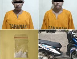 Polsek Jabung Amankan Dua Pelaku Kurir Narkotika Jenis Sabu Warga Dusun Kumbo Tlogosari Pasuruan Beserta Barang Bukti