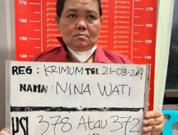 Polda Sumut Tahan NW Tersangka Penipuan Masuk Polisi