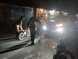 Patroli Antisipasi Balap Liar, Lagi Sat lantas Polres Aceh Tengah Amankan 10 Sepmor Motor Knalpot Tidak Standar Dan 2 Sepeda Drak