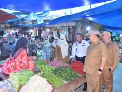 Memasuki Pertengahan Ramadan Pemkab Aceh Tamiang Pemantauan Harga Bahan Pokok Di Pasar Pagi