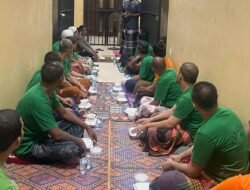 Sat Tahti Polres Pijay Gelar Acara Buka Puasa Bersama Tahanan