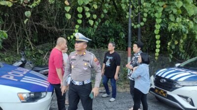 Gerak cepat polres Minsel atasi kecelakaan di jalan trans Sulawesi 