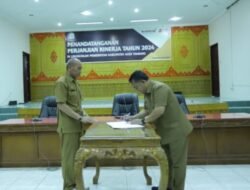 Pj Bupati Asra Meminta Kepada Kepala Perangkat Daerah Untuk Meningkatkan Kedisiplinan Serta Menjaga Kebersihan Kantornya