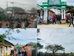 Jelang Ramadhan Peziarah Ramai Datangi TPU Desa Ujung Singkil.