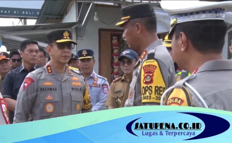 Kapolda Sumsel Monitoring Jalur Mudik dan Balik Lebaran Idul Fitri 1445 Hijriah