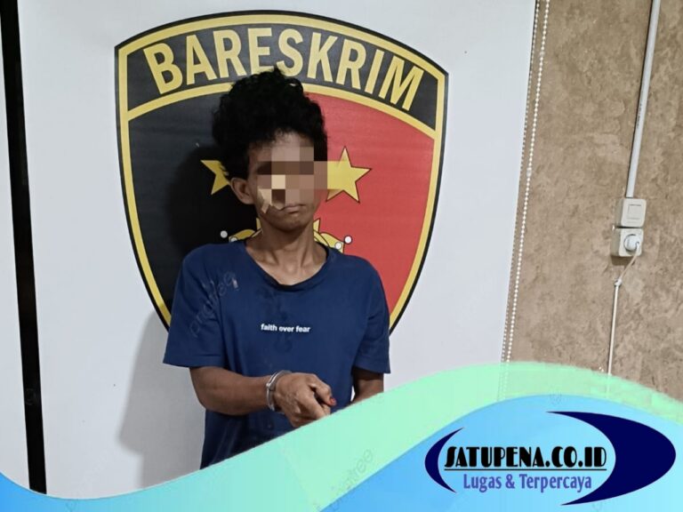 Nyaris Diamuk Massa, MA Kecanduan Judi Slot Diamankan Polsek keluang