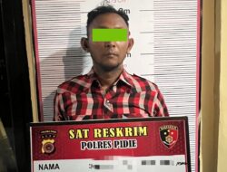 Polres Pidie Amankan SA Diduga Pelaku Pembakaran Rumah Isterinya