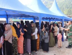 TNI Gelar Pasar Murah Untuk Bantu Masyarakat Aceh Tengah