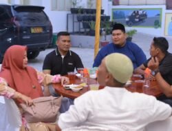 Kejari Bireuen,Munawal Hadi S.H.,M.H serta Jajaran berbuka puasa bersama insan Pers