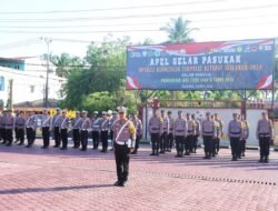 Jelang Lebaran, Polres Aceh Timur Laksanakan Apel Gelar Pasukan Operasi Ketupat Seulawah 2024