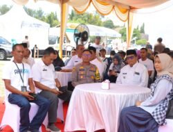 Kapolres Pidie Hadiri Acara Pasar Murah Di Alun-alun Kota Sigli