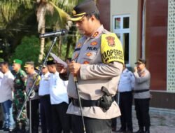 Pengamanan Hari Raya Idul Fitri, Kapolres Pidie Jaya Pimpin Apel Pasukan Operasi Ketupat Seulawah 2024