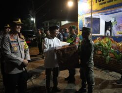 Kapolres Aceh Tengah Bersama Forkopimda Cek Pos Pam Dan Pos Yan Di Malam takbiran