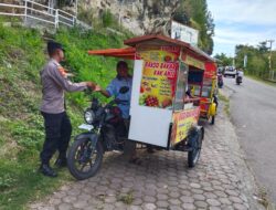 Hari Kedua Lebaran, Polsek Kota Takengon Lakukan Patroli Lokasi Wisata