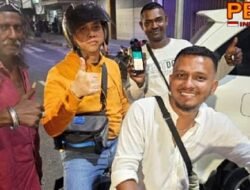Kapolsek Medan Baru Cek e-Parkir di Kampung Madras